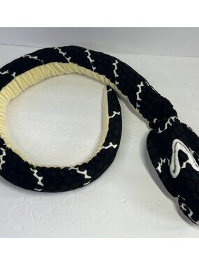 Wild Republic Plush Black & White Snake 50" Long Soft Stuffed Animal Toy